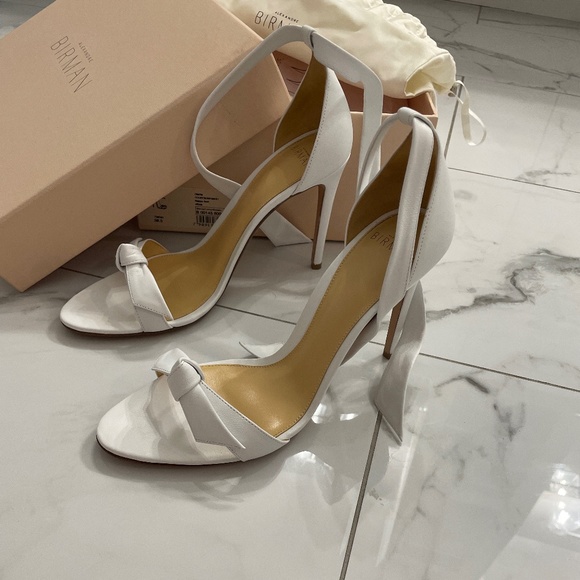 Alexandre Birman White Clarita Heels - Picture 5 of 6